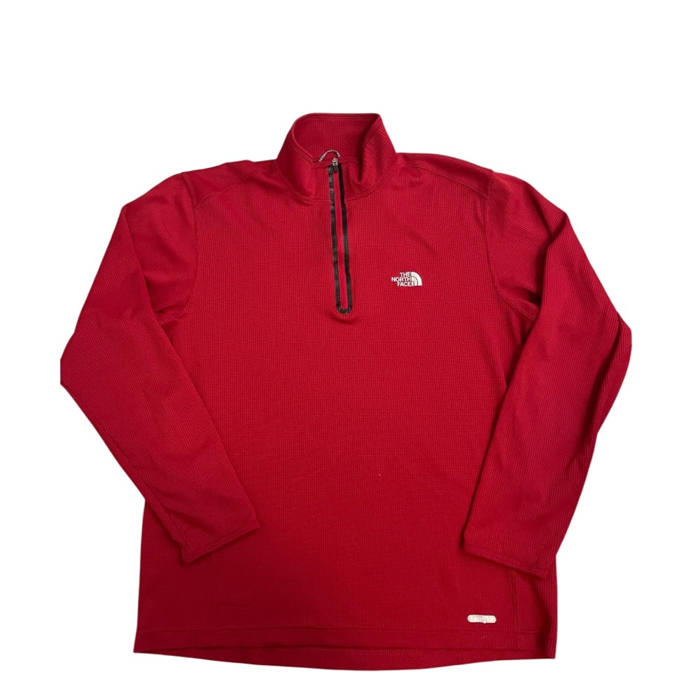 The North Face Red Half-Zip Performance Pullover